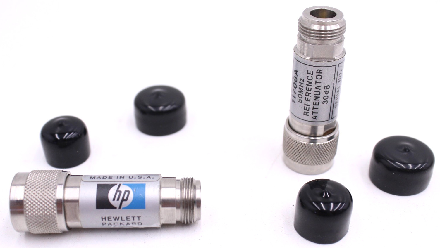 Lot of 2 HP Agilent 11708A 50MHz Reference Attenuator – Parts Only