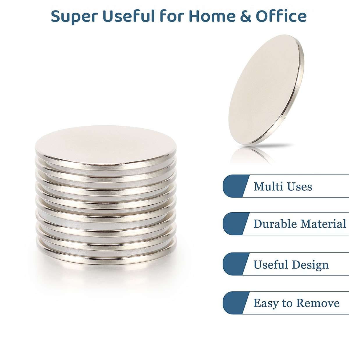 Super Strong N52 Rare Earth Round Neodymium Magnet Disc Thin Tiny Small 30mm