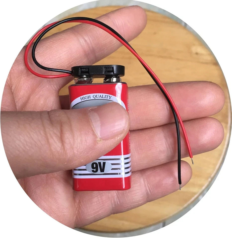 20 Pcs 9V I Type Battery Snap Connector 9 Volt Clips Connector…