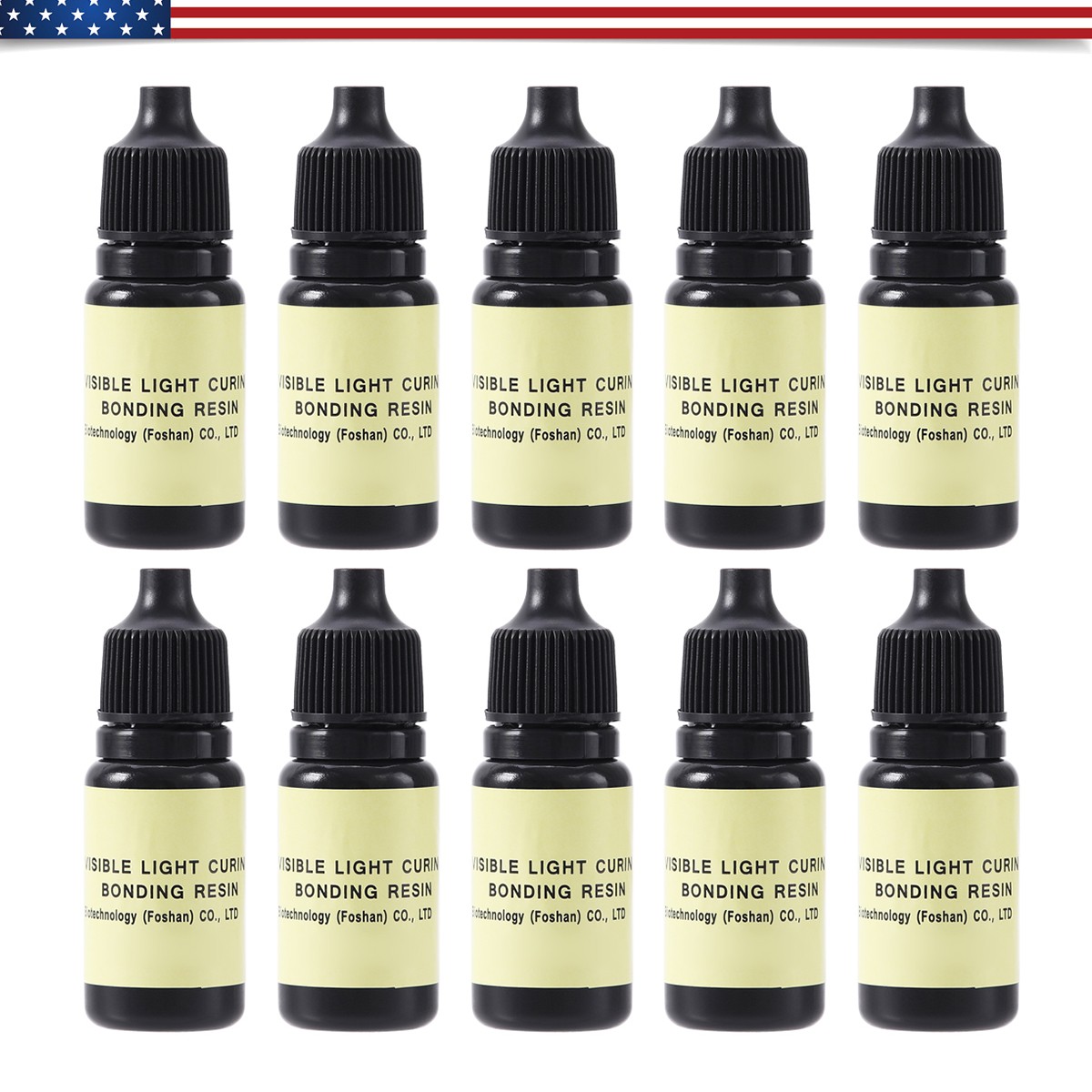 5 Packs Dental Adhesive Light Cure Dentin Enamel One Step Bonding Composite