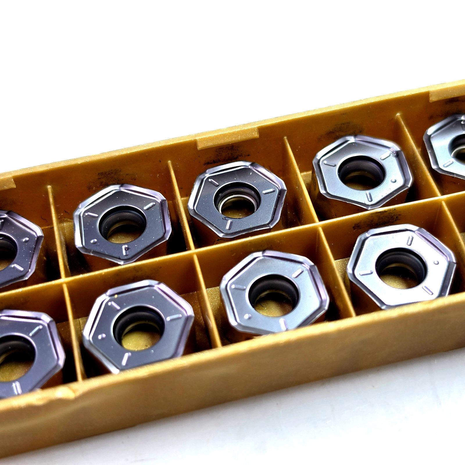 Iscar H1200 HXCU 0606 TR IC808 Carbide Milling Inserts (Box of 10)
