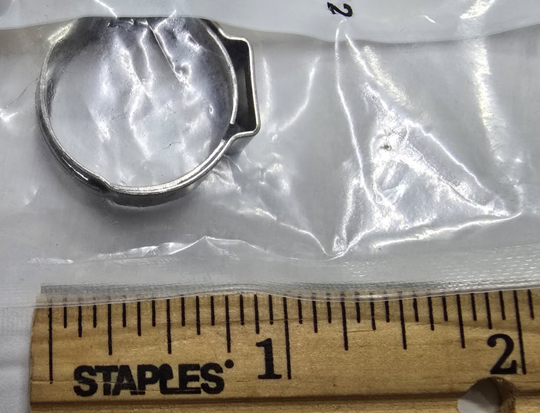 Pack of 100 Oetiker 19.8-706R Stepless Ear Clamps 19.8 mm 16702498