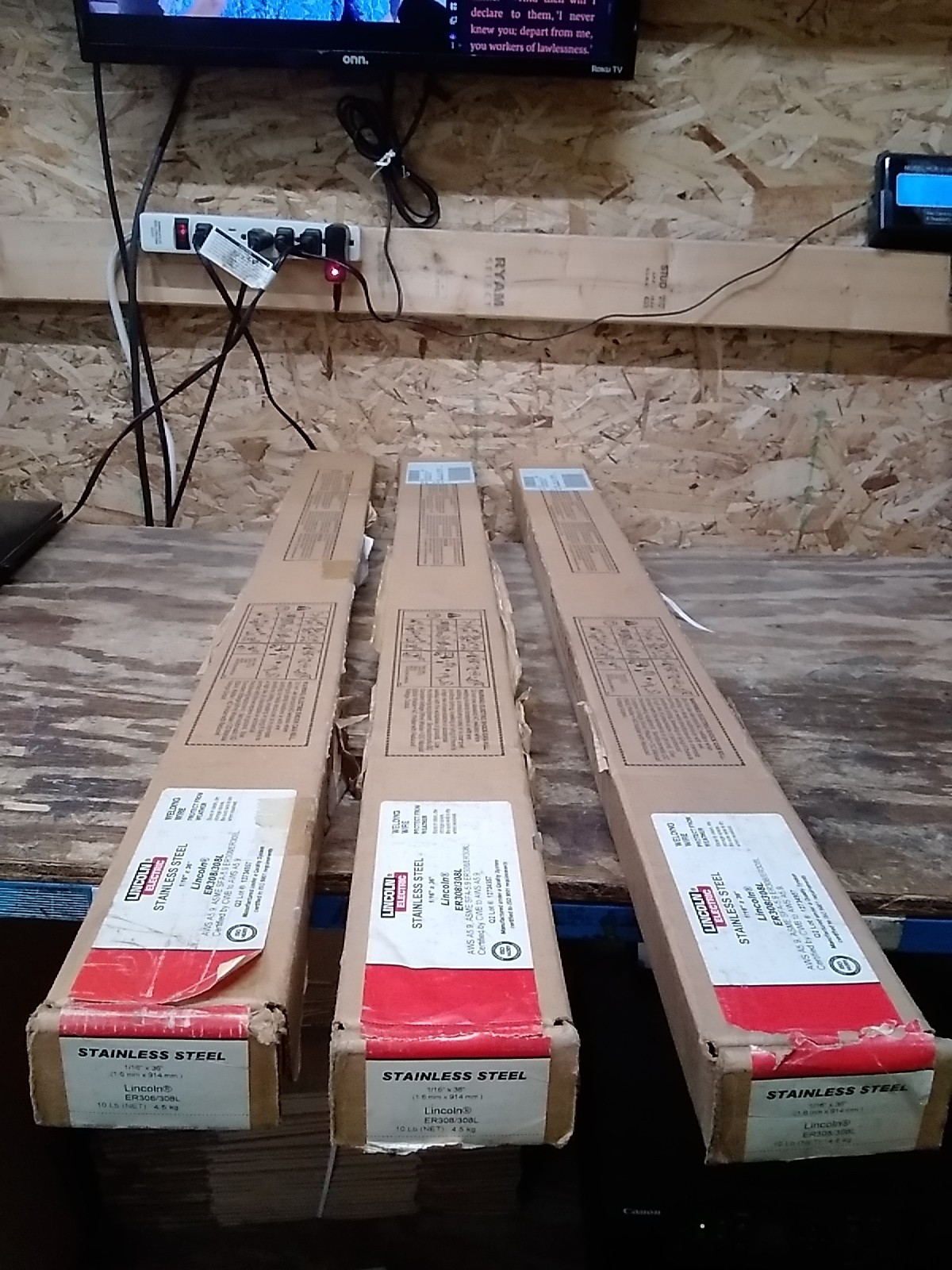 Stainless Steel ER308L ER308 308L TIG Welding Wire 1/16″ x 36 30lbs total weigh