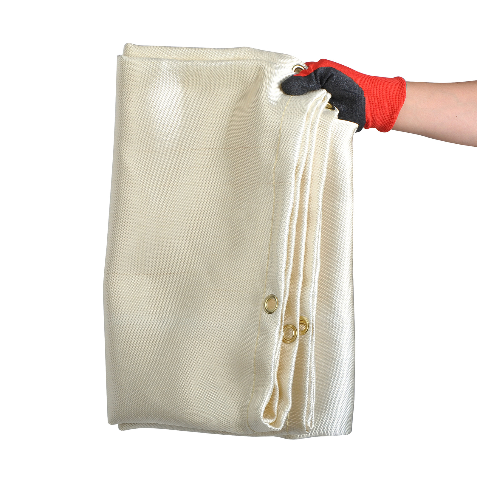 Welding Blanket | 4′ x 6′ Fire Flame Retardant Fiberglass Safety Shield Grommets