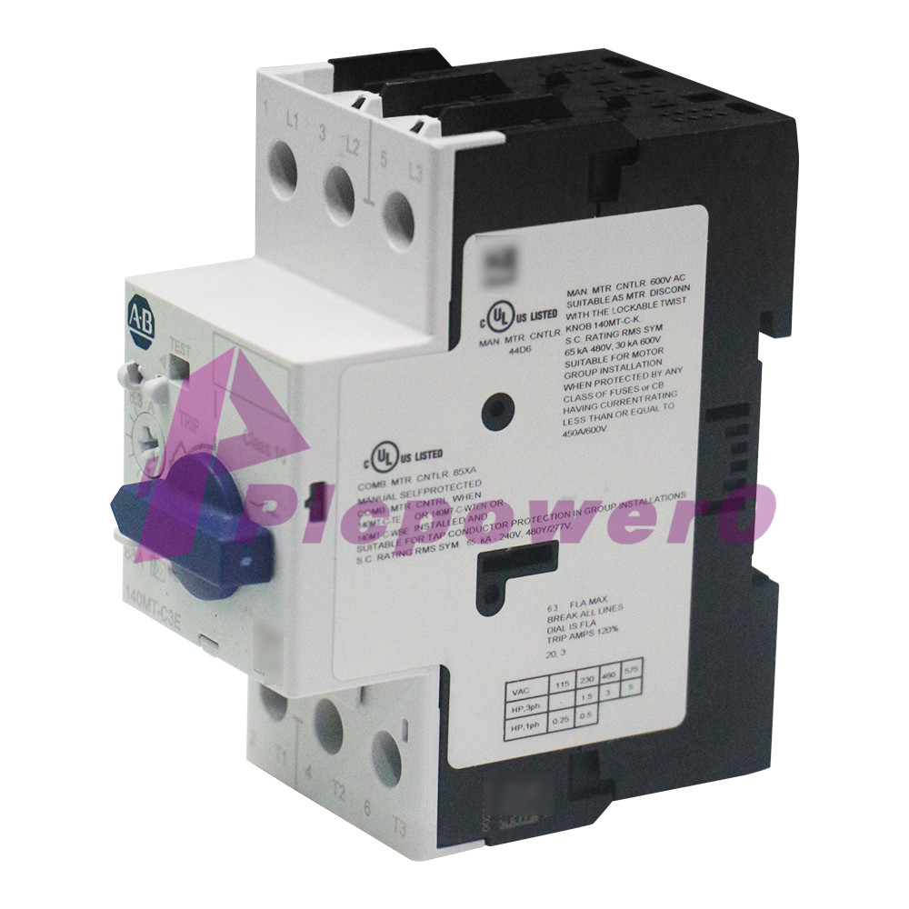 New AB 140MT-C3E-B63 Motor Protection Circuit Breaker Standard Magnetic Trip
