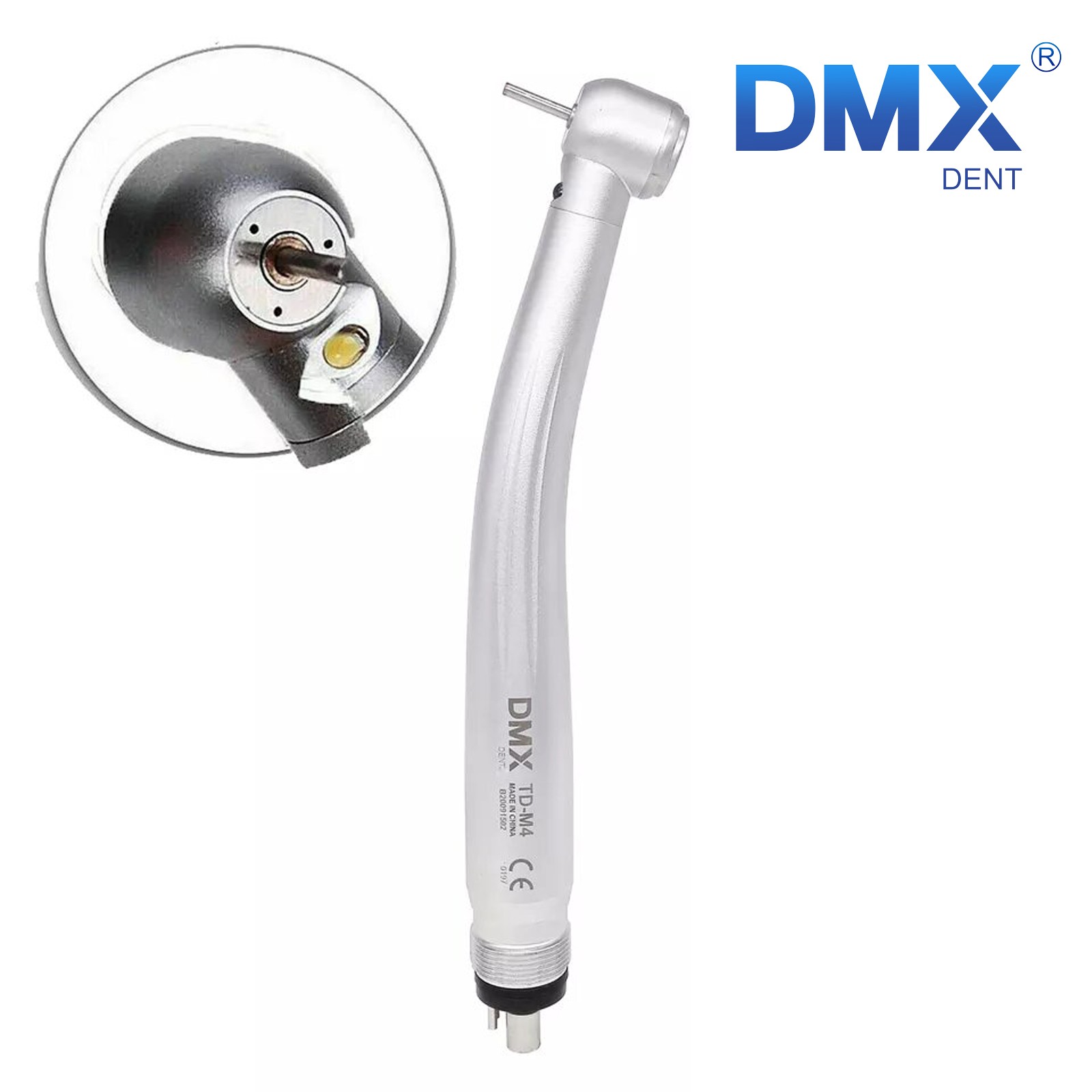 KAVO Style Dental Fiber Optic High Speed Turbine Handpiece LED E-generator 4Hole