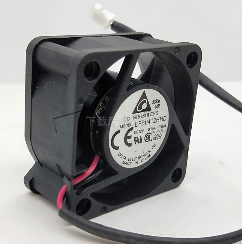 DELTA EFB0412HHD-PM04 4020 DC12V 0.15A 4cm 2-wire cooling fan