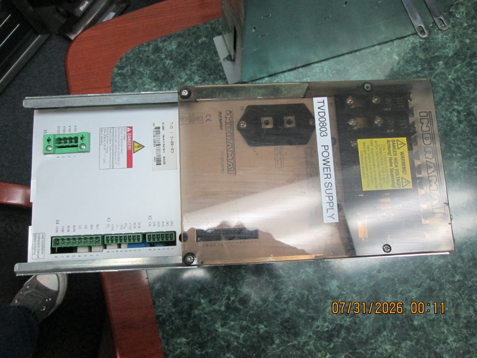 INDRAMAT TVD 1.3-08-03 / R911268887 (SHELF H6)