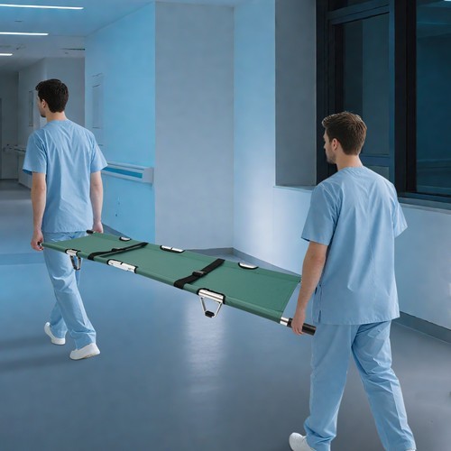Foldable Stretcher Portable Stretcher for Medical Emergency Medical Stretcher