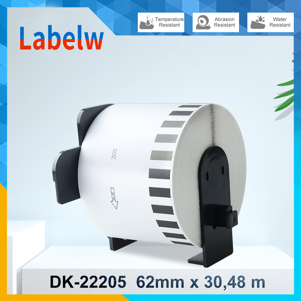 LABELS ROLL FITS BROTHER QL500 QL560 QL570 QL580 QL700 QL720NW QL710W QL1050