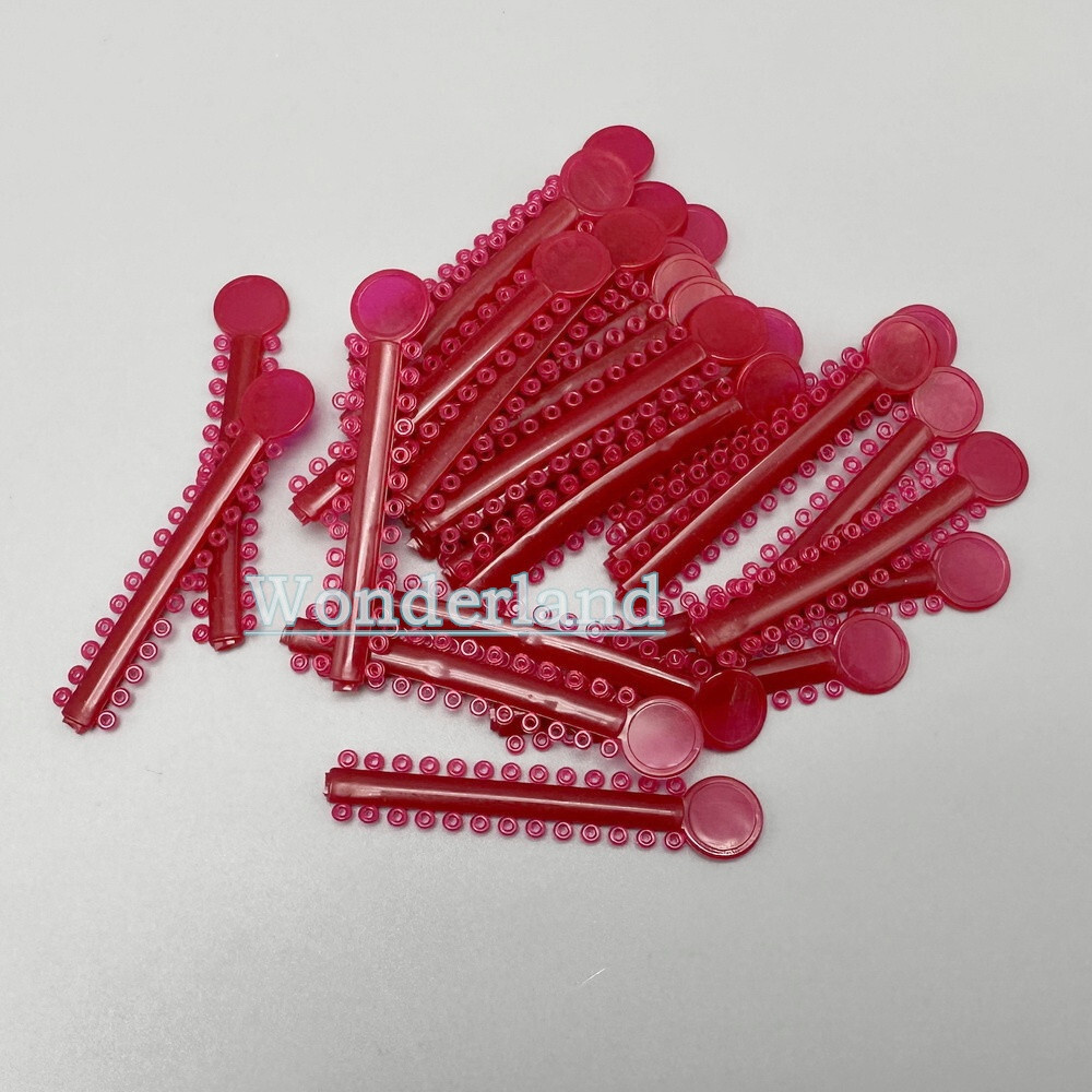 Dental Orthodontic Elastic Ligature Ties Rubber Bands For Bracket Brace USA