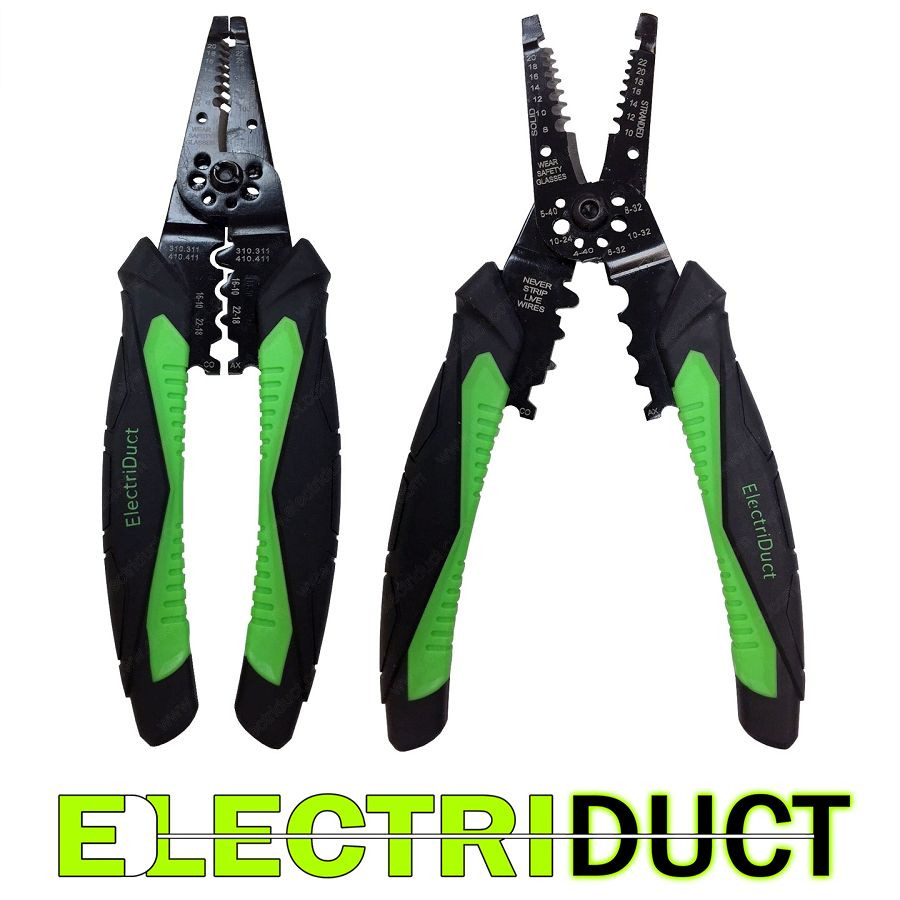 Multi-Function Stripper, Cutter, Pliers and Crimper Tool – Electriduct