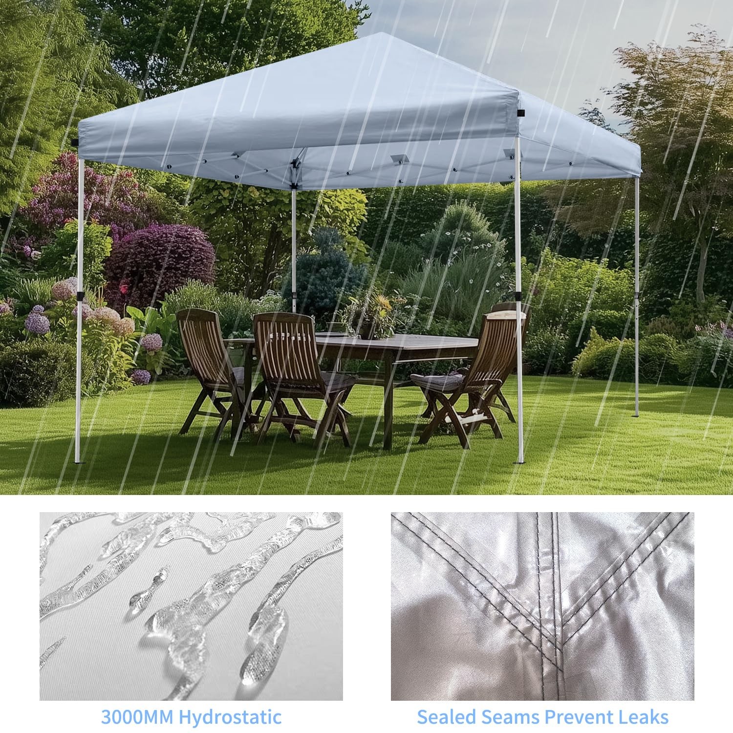 Josiviky 10X10 Canopy Replacement Top Pop Up Canopy Tent Replacement Covertop