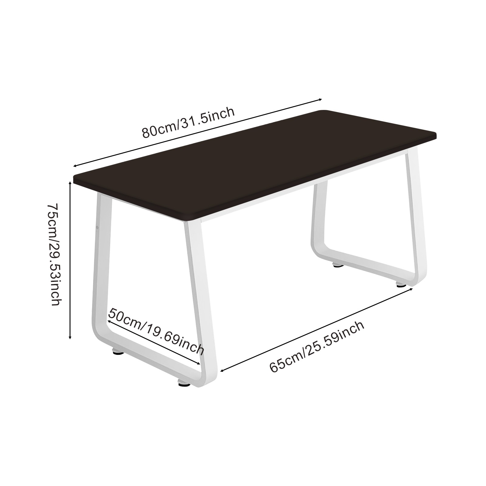 Modern Computer Desk for Small Spaces Computer Desk Writing Study Laptop PC Desk