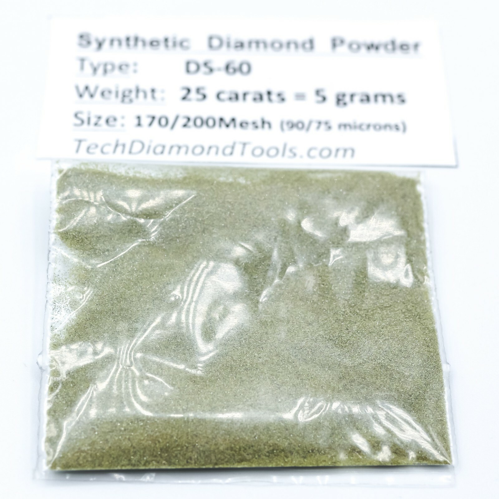 TechDiamondTools Diamond Powder 170 Grit 90-75 Microns, 25 cts = 5 Grams