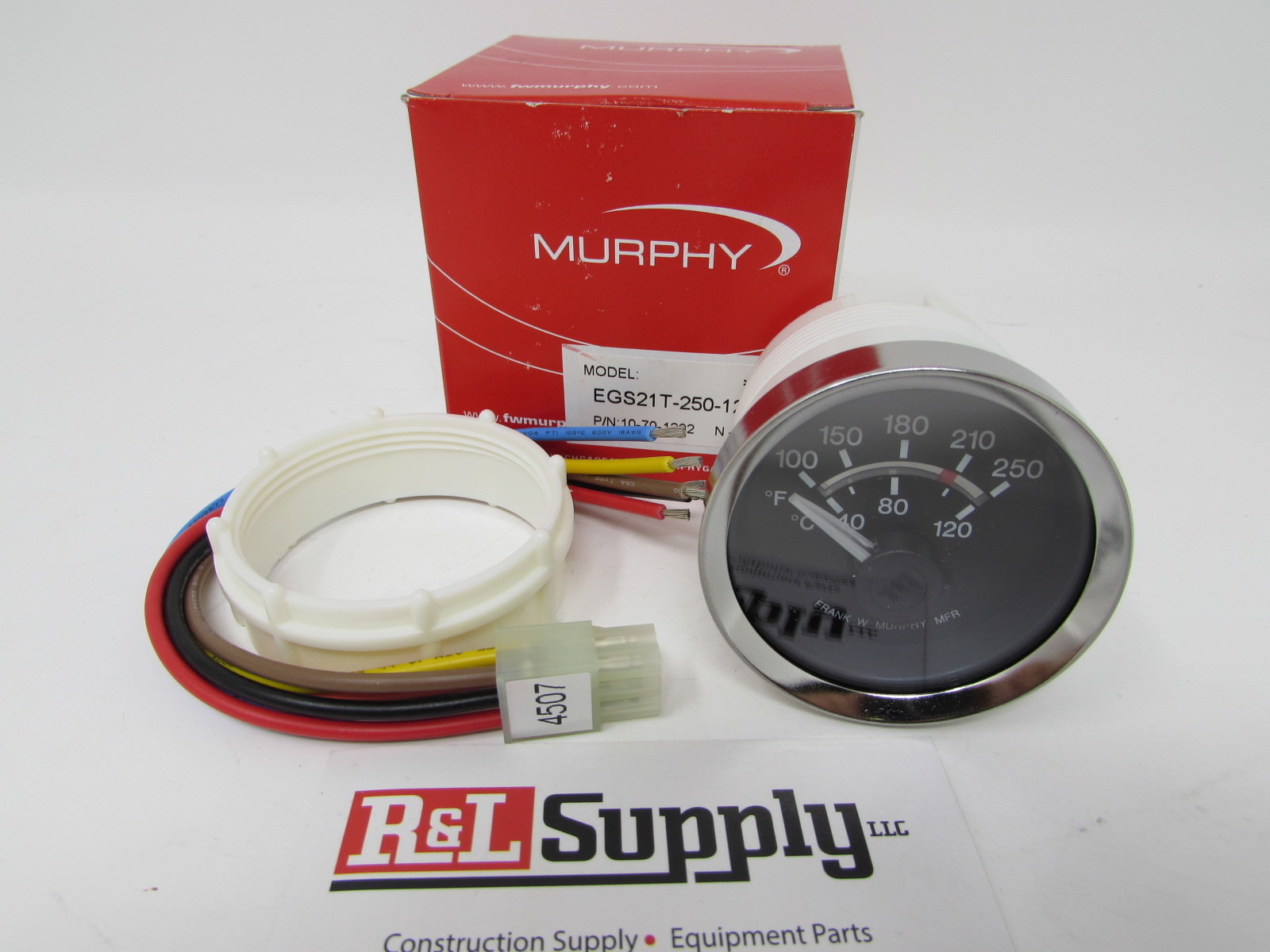 NEW MURPHY ELECTRIC TEMPERATURE SWICHGAGE EGS21T-250-12 10701292
