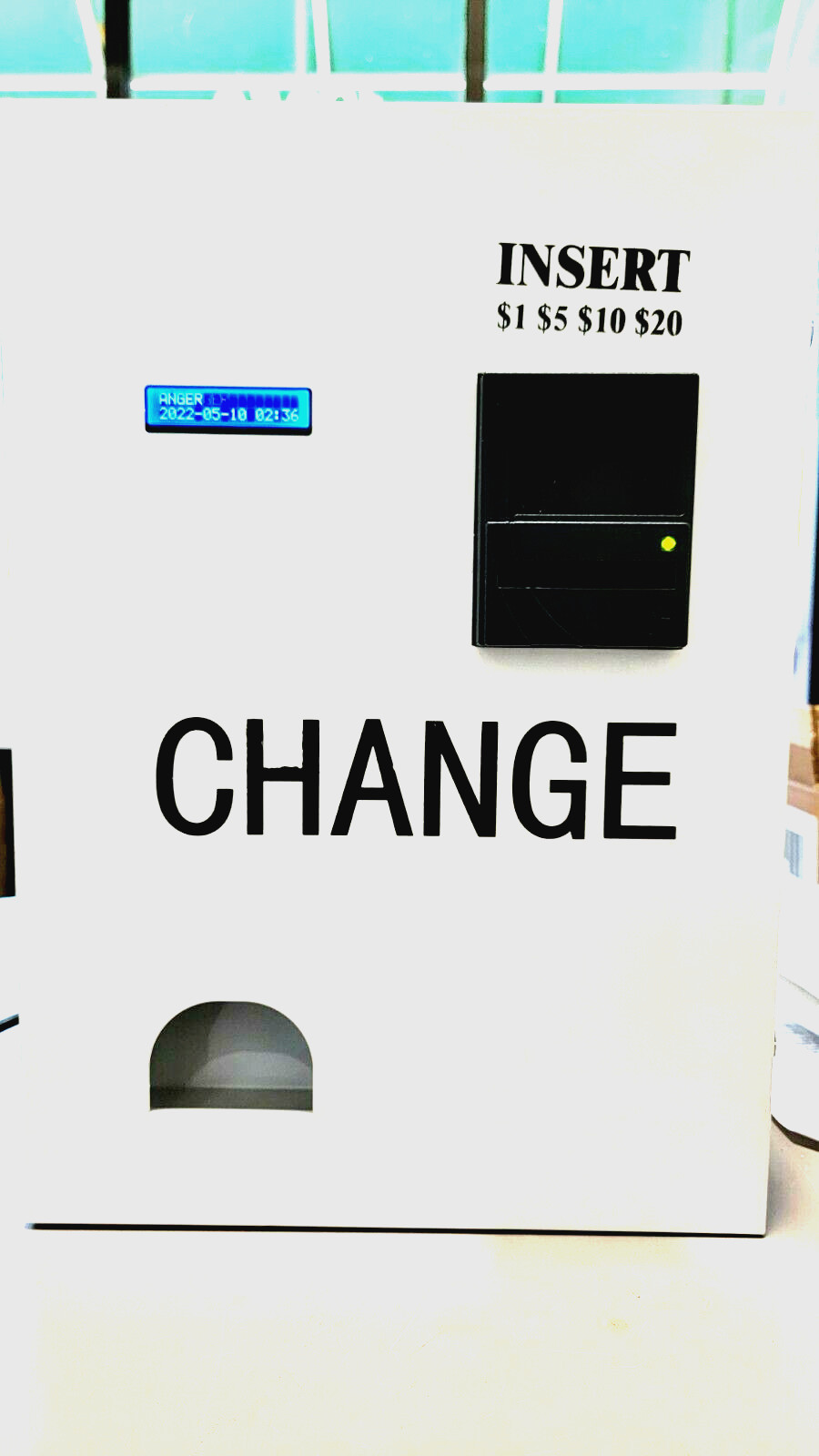 Dollar bill change machine TVC 1 Year Warranty $1 $5 $10 $20 bills