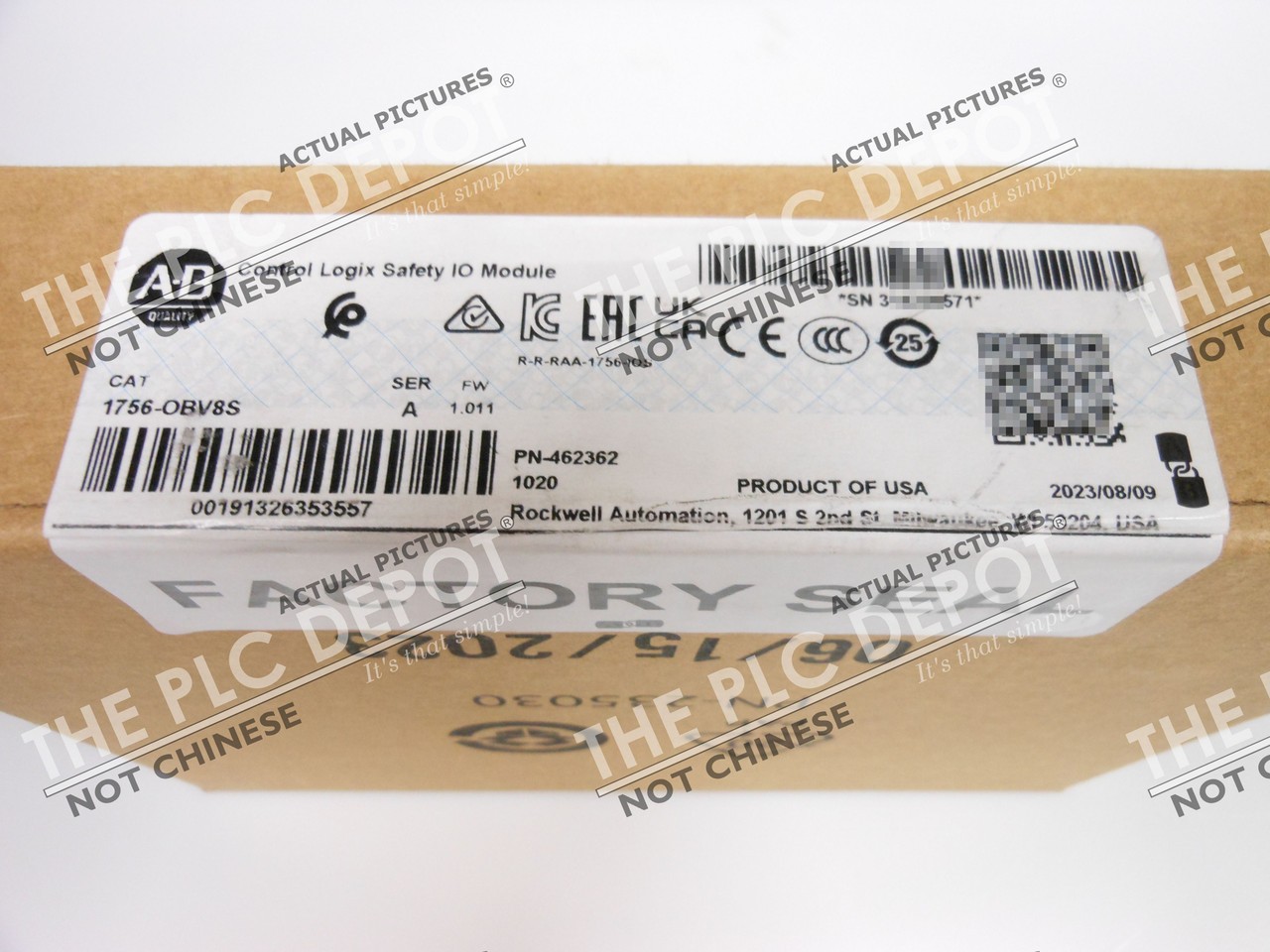 2023 SEALED Allen Bradley 1756-OBV8S ControlLogix Safety I/O Module #QTY