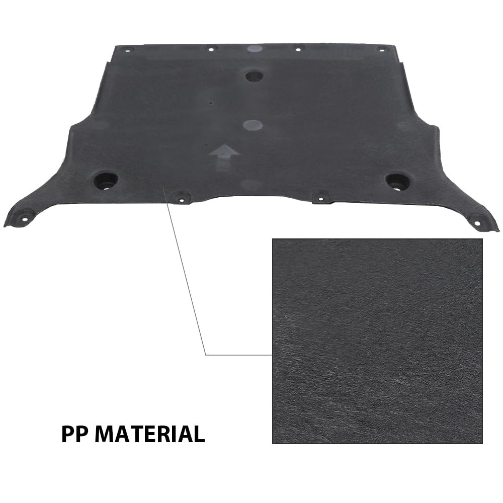 Front Under Engine Cover Splash Guard Tesla Model 3 2017-2023 1104312-00-B Black