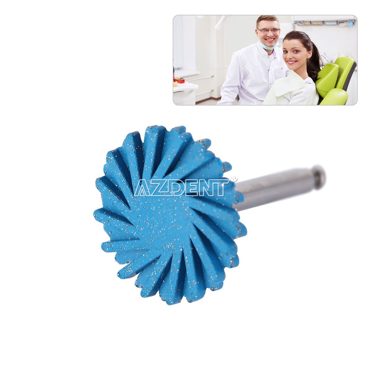AZDENT Dental Composite Polishing Diamond System RA Disc 14mm Wheel Polisher