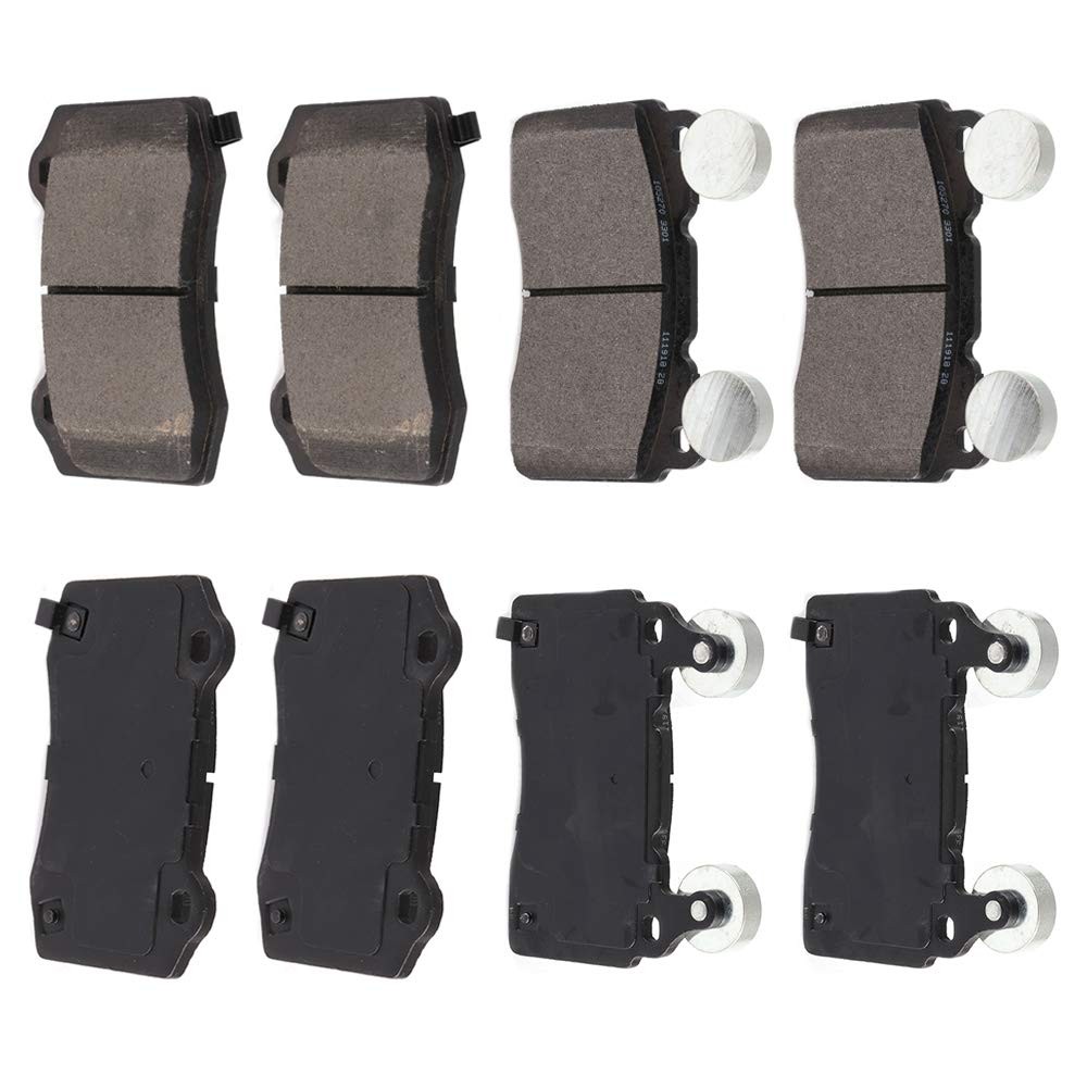 D1474 Front & Rear Ceramic Brake Pads Set for 2010-2015 Chevrolet Camaro