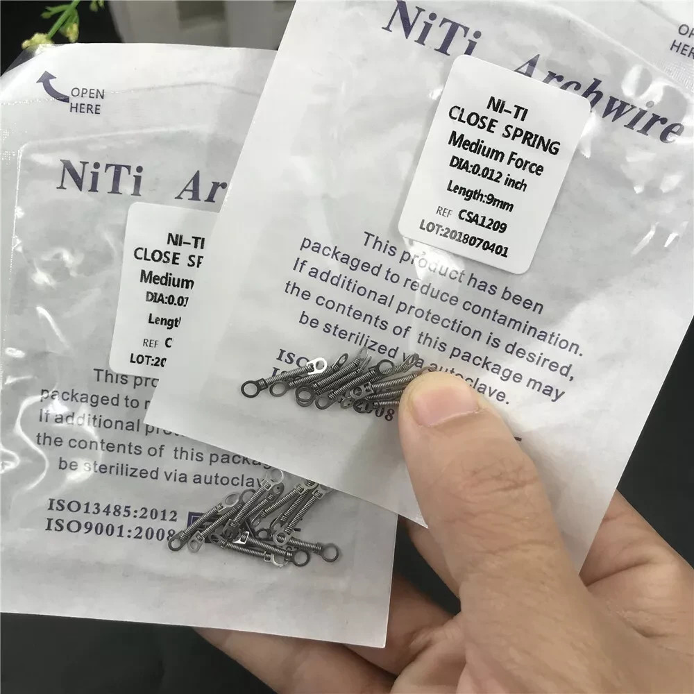 Dental Orthodontic Closed Coil Spring NITI Open Spring 010/012 Force 10Pcs/1Pack