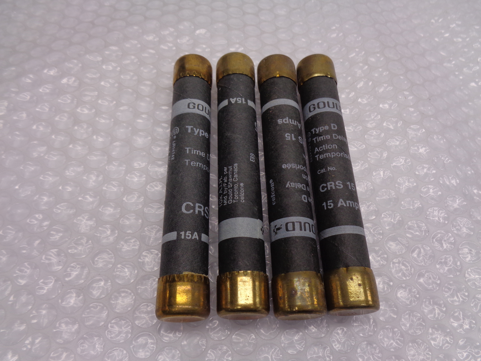 GOULD CRS15 FUSE LOT OF 4 NSNP