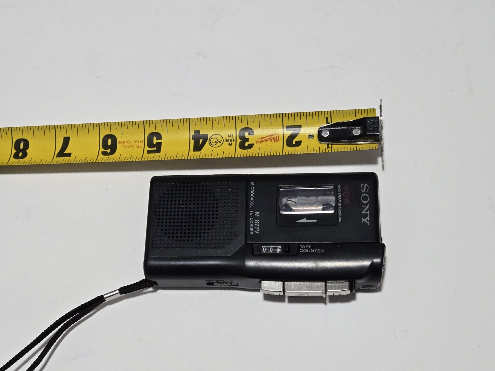 Sony M-677V VOR Microcassette-Corder Handheld Voice Recorder Tested Works Great