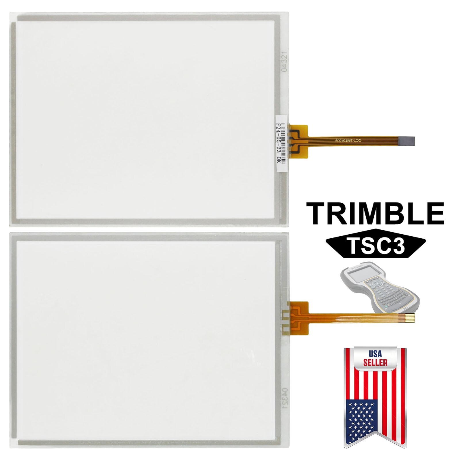 Resistive Touch Screen Digitizer Glass Panel For Trimble TSC3 AMT10476 AMT 10476