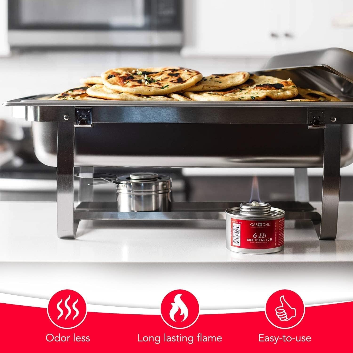 Essential 6 Hour Chafing Fuel Set – Perfect for Buffets and Family Gatherings