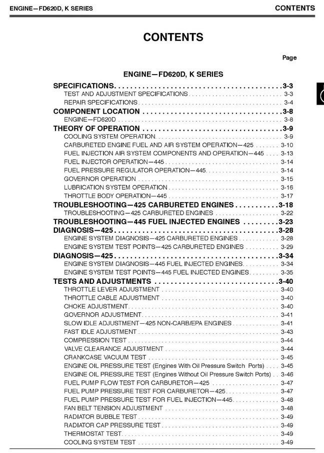 John Deere 425, 445, 455 Lawn & Garden Tractors Service Technical Manual TM1517