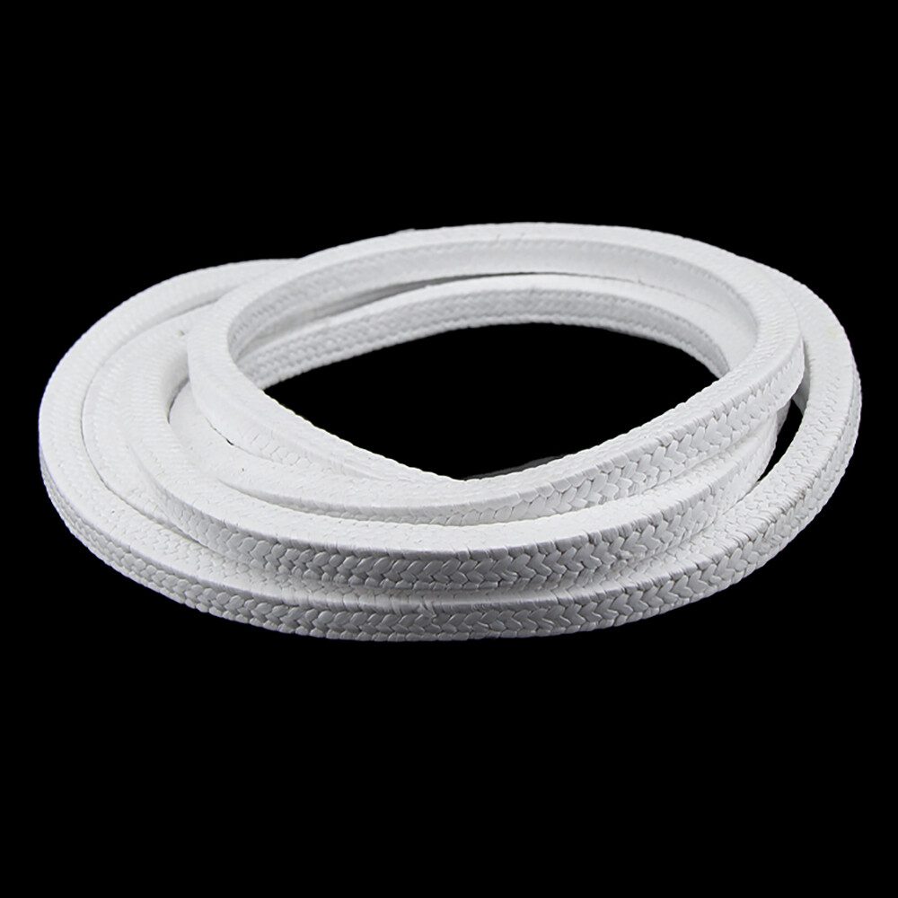 Gland packing /rope/braided Pure PTFE Sizes 4mm to 30mm Rope Shaft seal 1m long