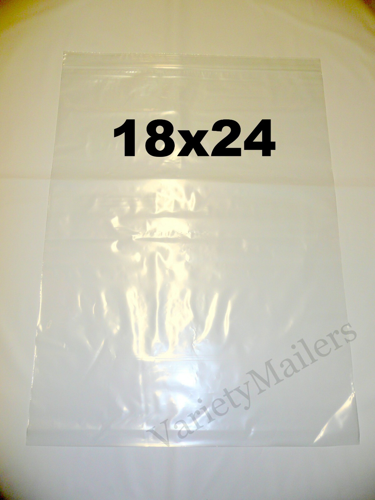 8 Reclosable Plastic Storage Bags 18”x 24” Clear 2 Mil LARGE Zip-Top Bags