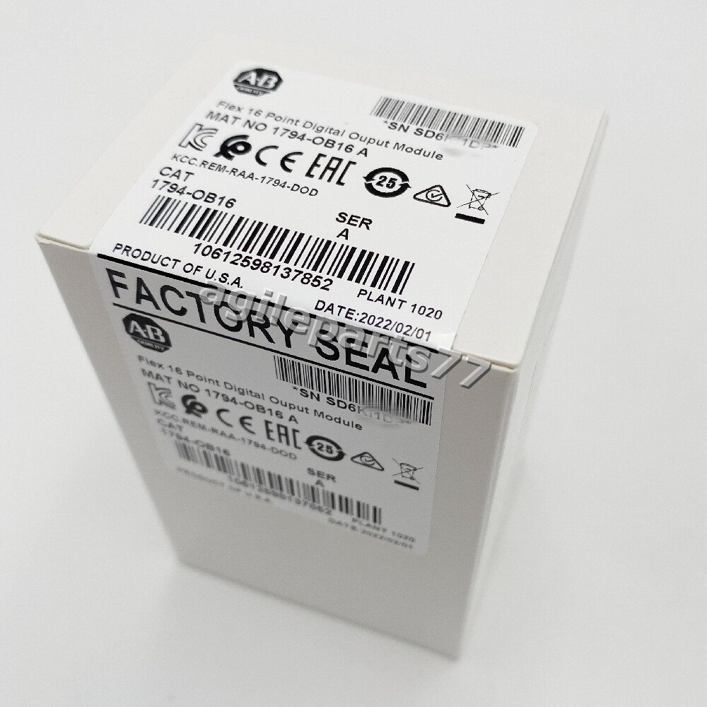 NEW Factory Sealed AB 1794-OB16 FLEX 16-Point Digital Output Module 1794OB16 TX