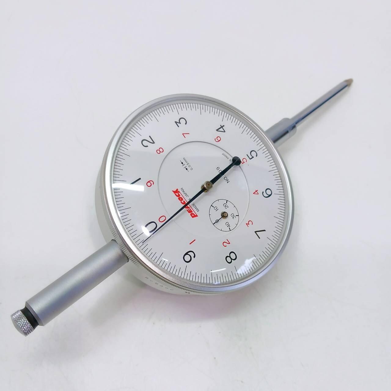 PEACOCK Dial Gauge No.509 0-50mm 0.05mm Gage Tested Working From Japan /AM0713