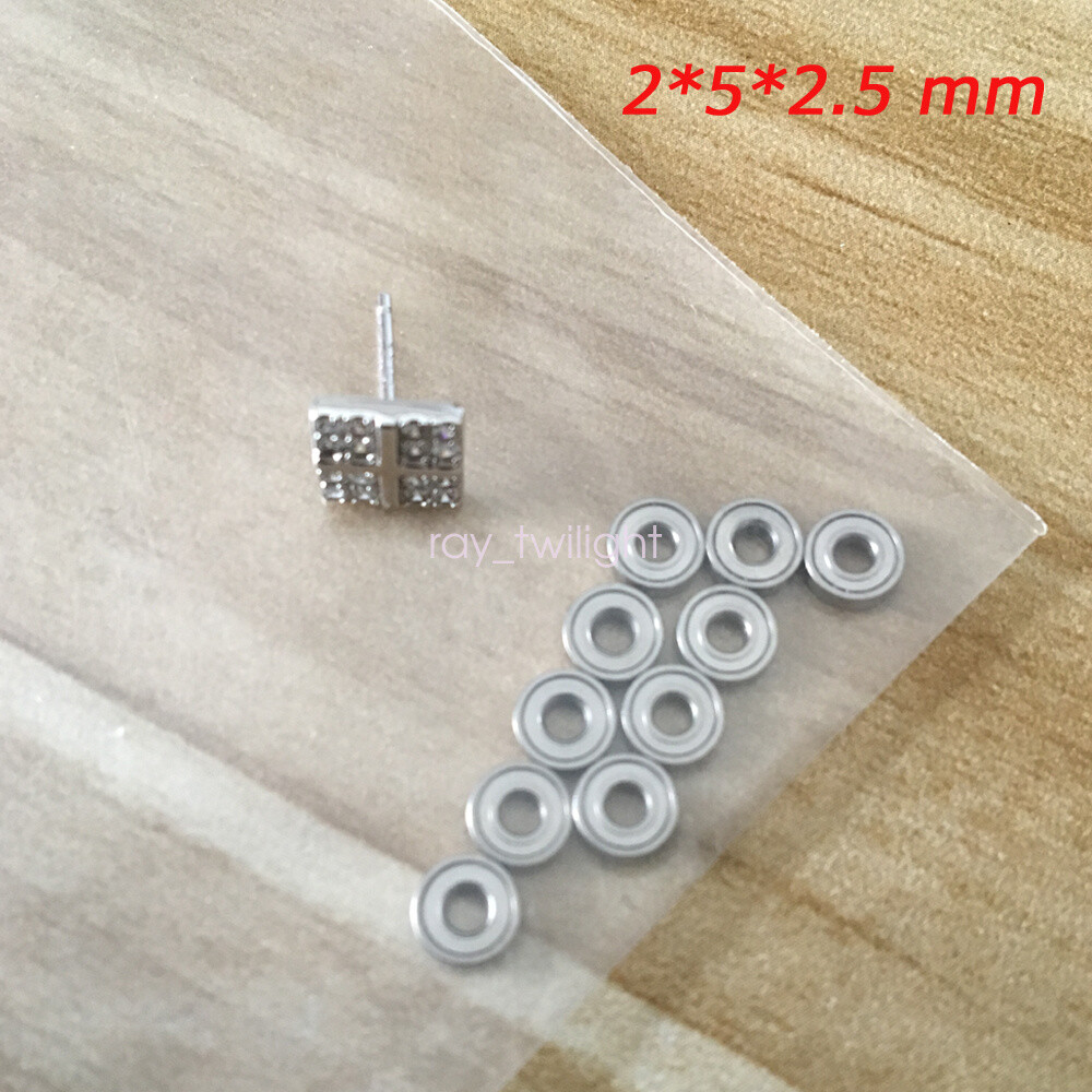 New 10~100PC (1.5 x 4 x 2 mm) 681XZZ Metal Double Shielded Ball Bearings For Toy