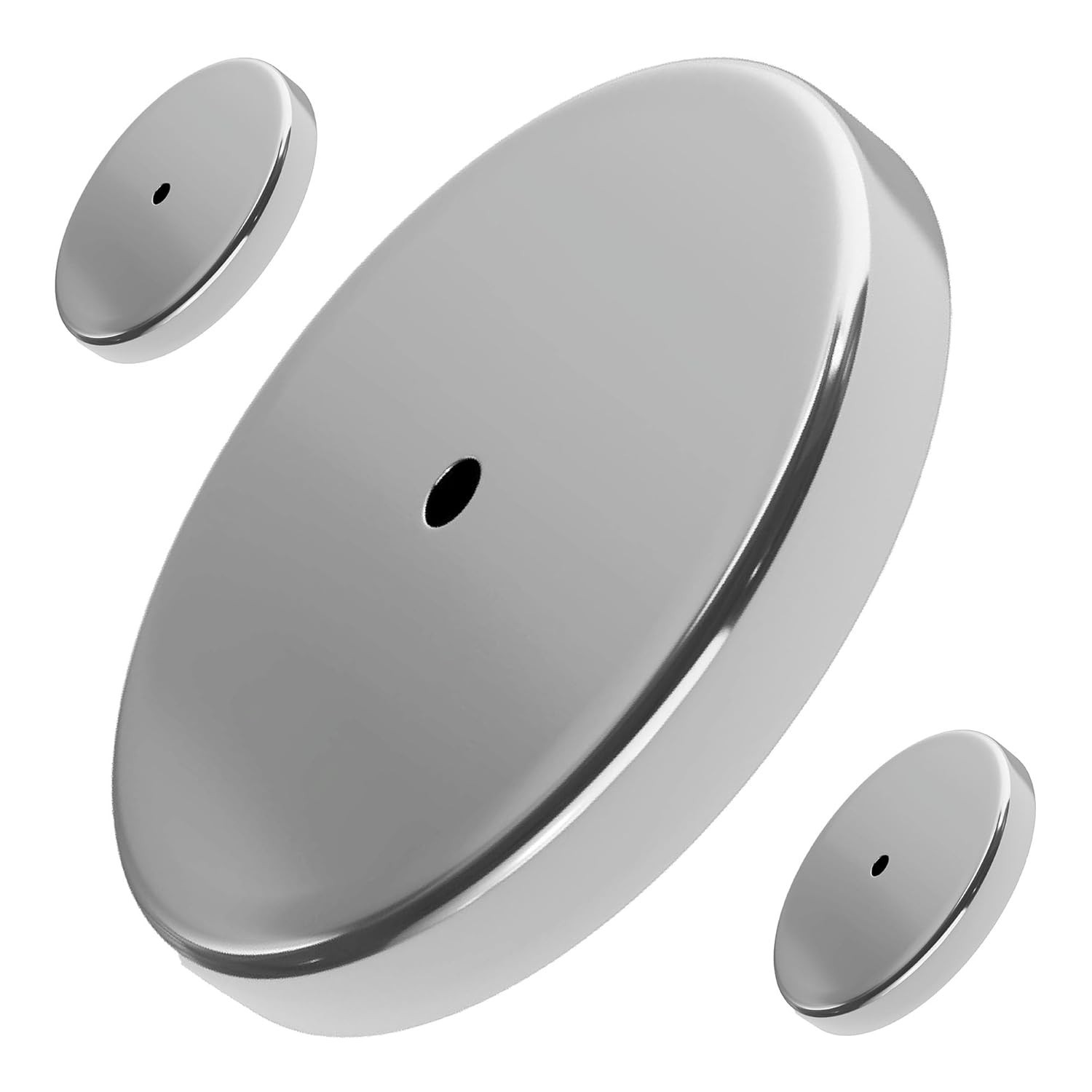 Ceramic Round Base Magnets with 65 lb Pull Strength for Indoor and Outdoor Use