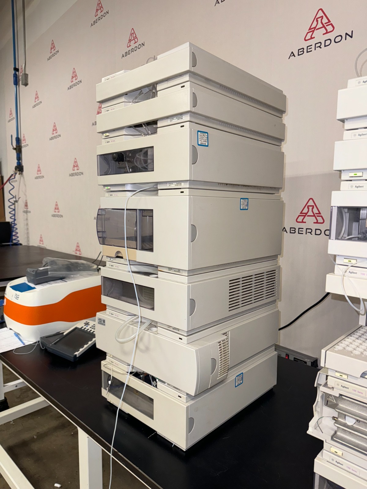 Agilent 1100 HPLC System Pump Autosampler G1315B DAD Detector Column Oven #18306