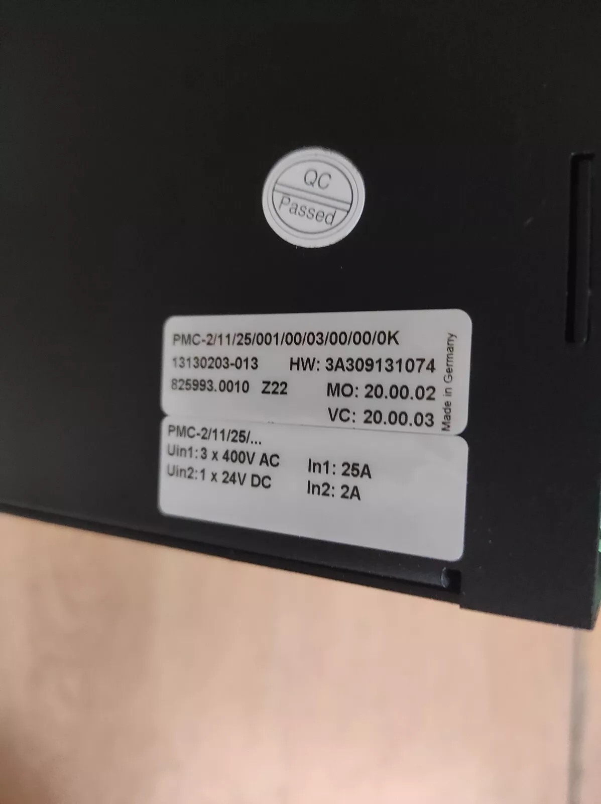 1PC New Elau Servo Drive PMC-2/11/25/001/00/03/00/00/0K Expedited Shipping