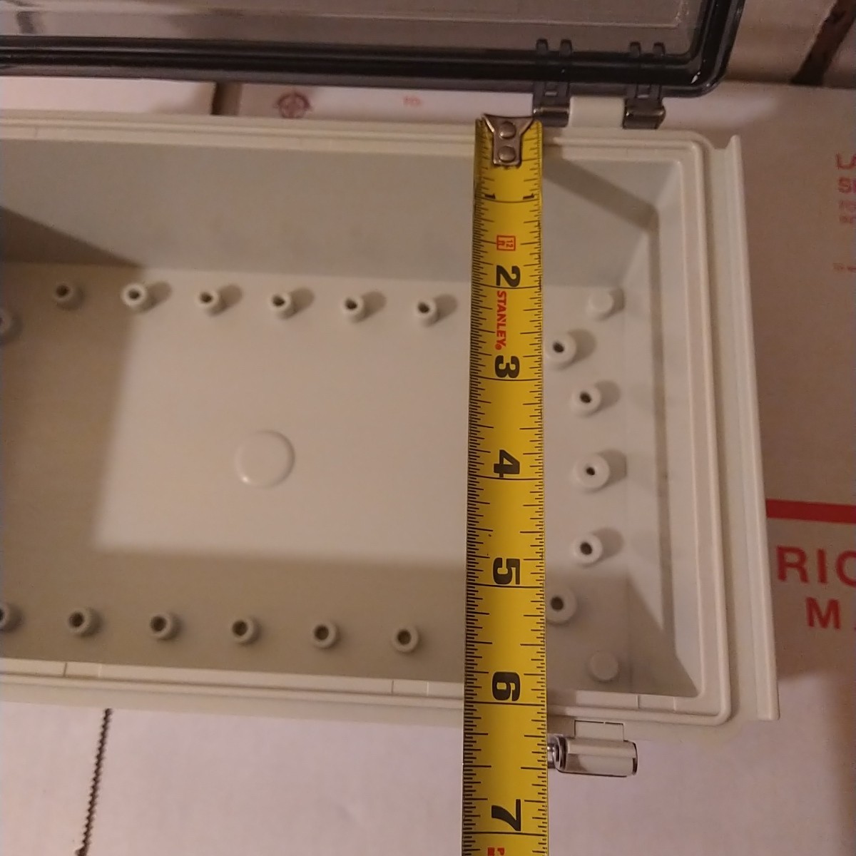 Junction Box ABS Plastic Dustproof Waterproof IP67 Electrical Boxes Hinged Shell