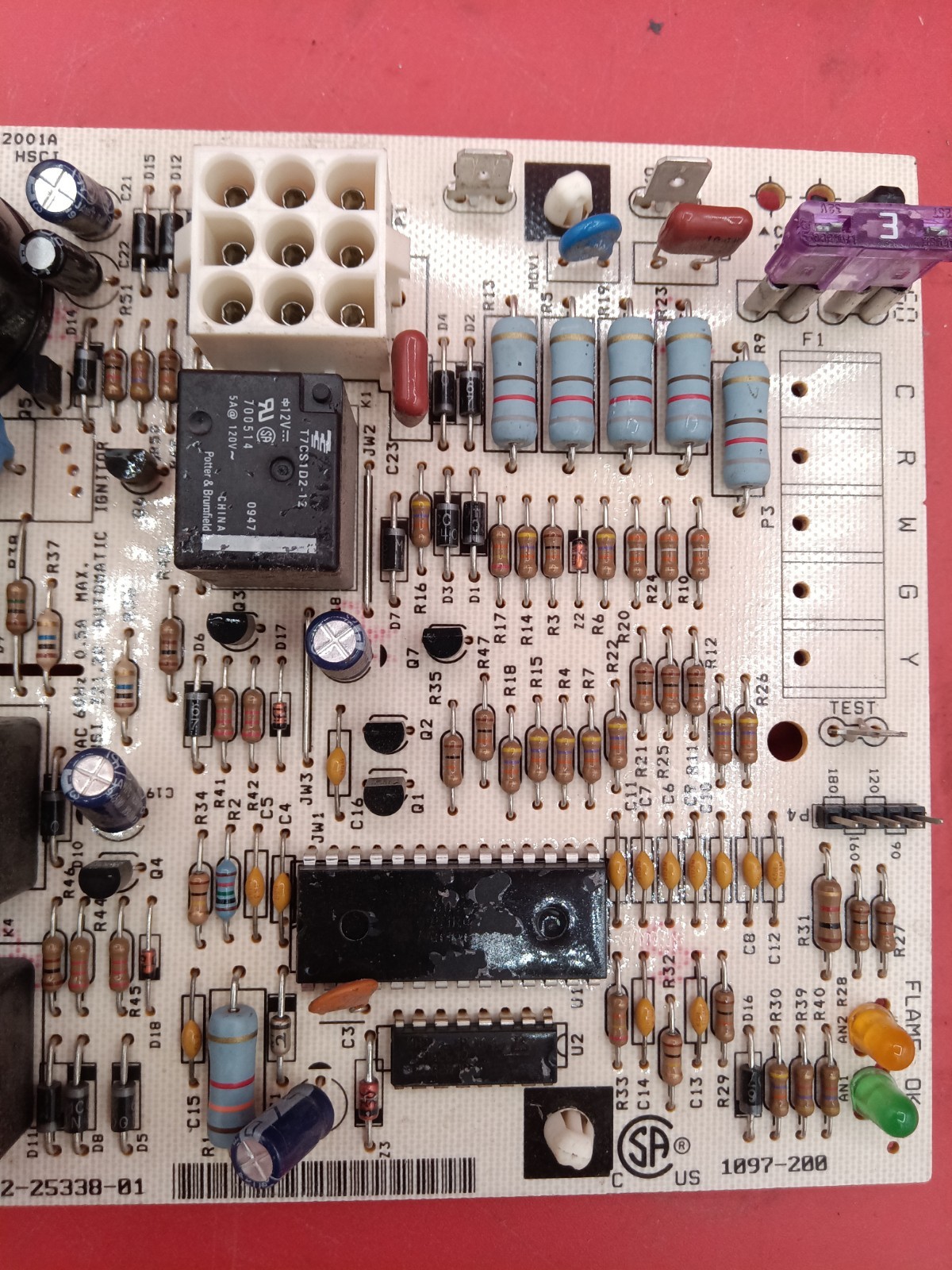 Rheem Ruud 62-25338-01 Control Circuit Board 1097-200