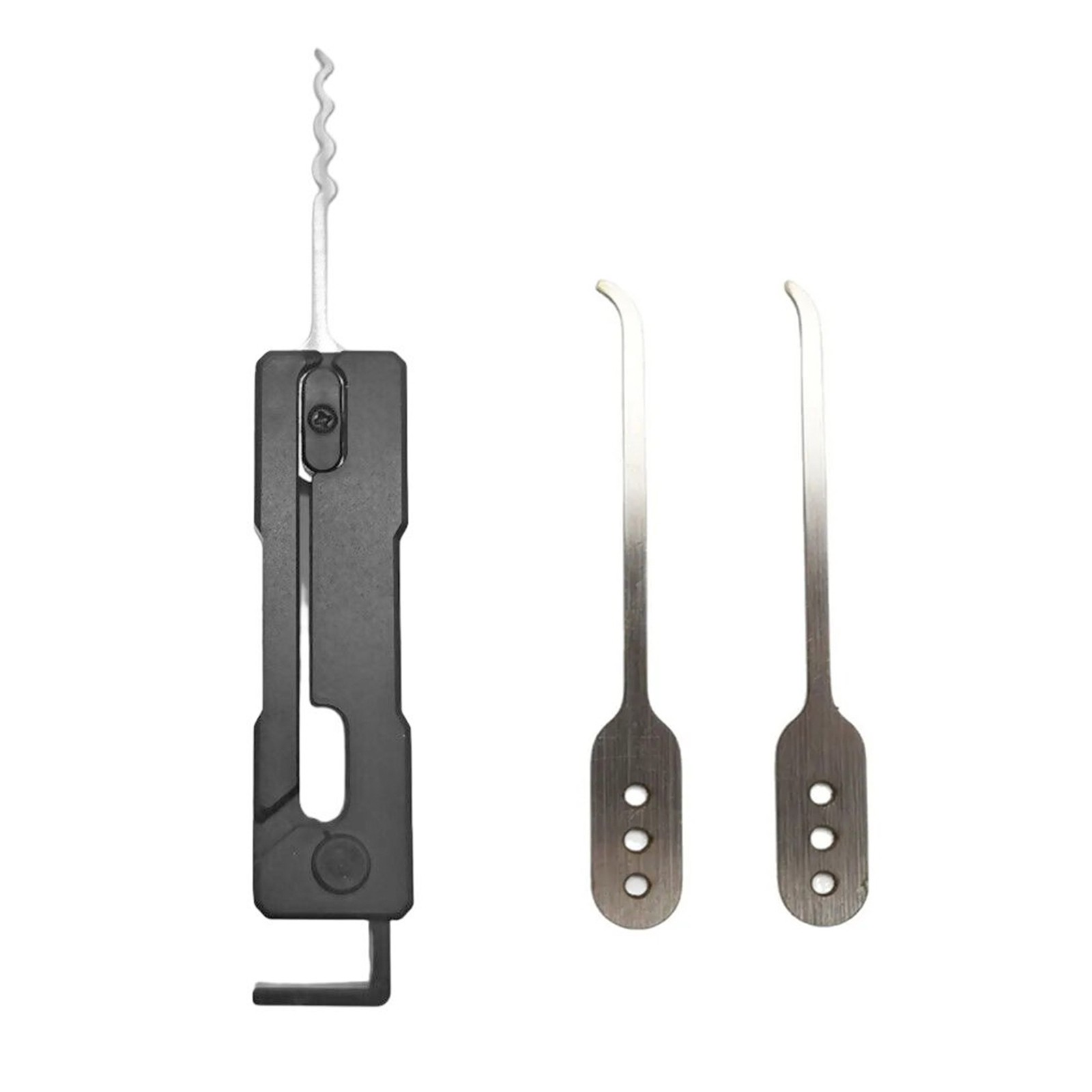 3Pcs Multi-Function Grav Pick ABS Plus Iron Lock Outdoor Repair Tool Replacement