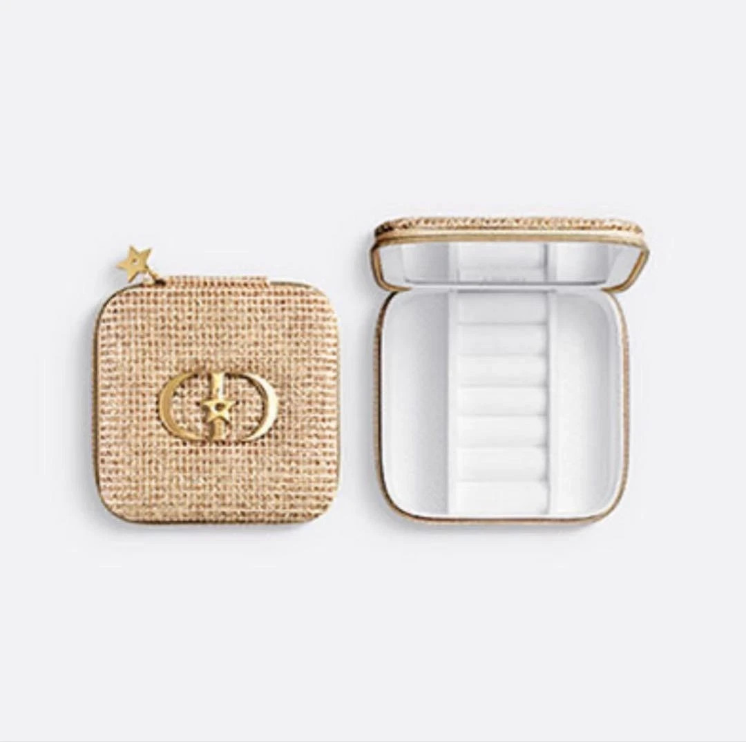 Christian Dior 2025 novelty limited Jewelry case NEW Gold