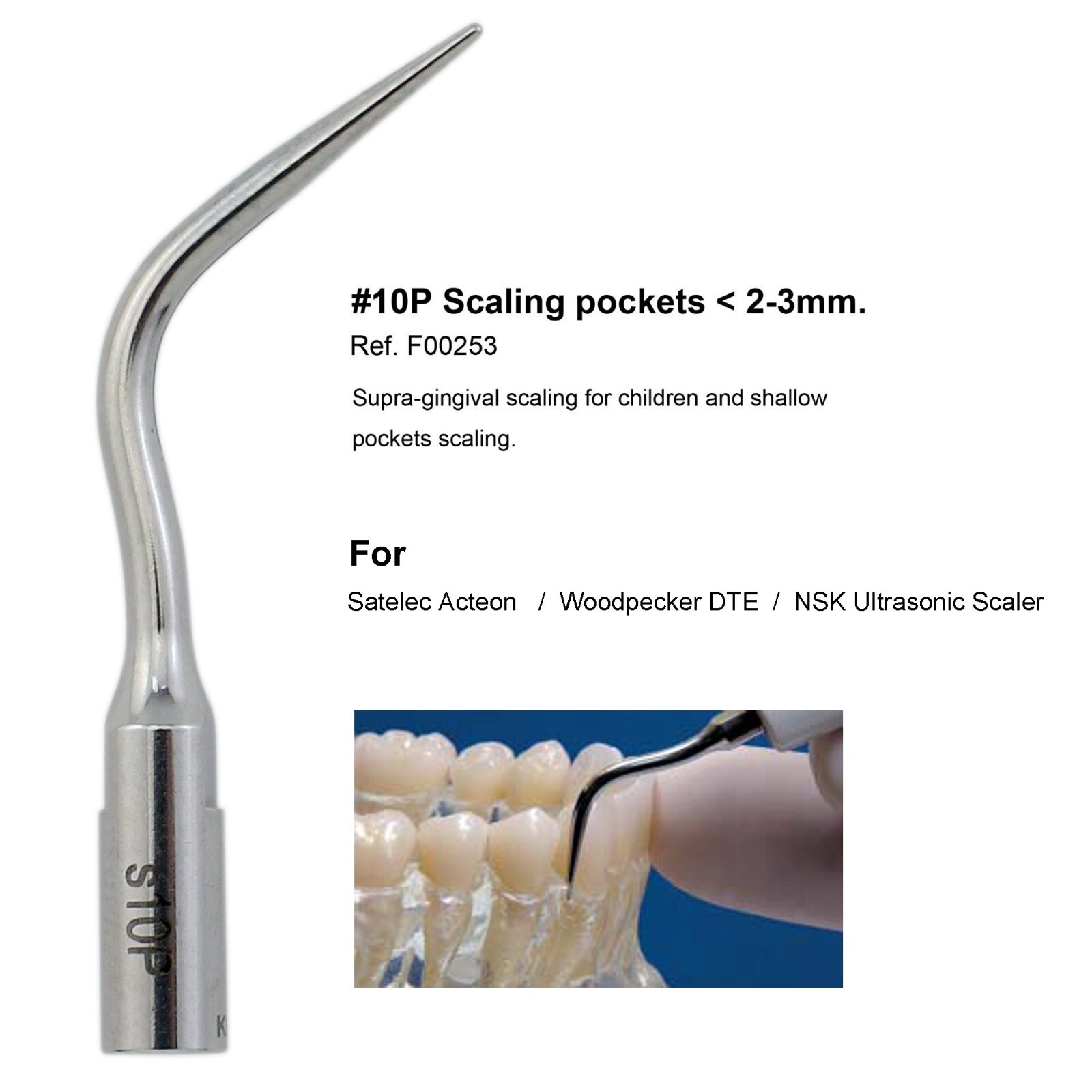 For Acteon Piezotome 2 Cube Ultrasonic Surgery Tips / Satelec Piezo Scaler Tips