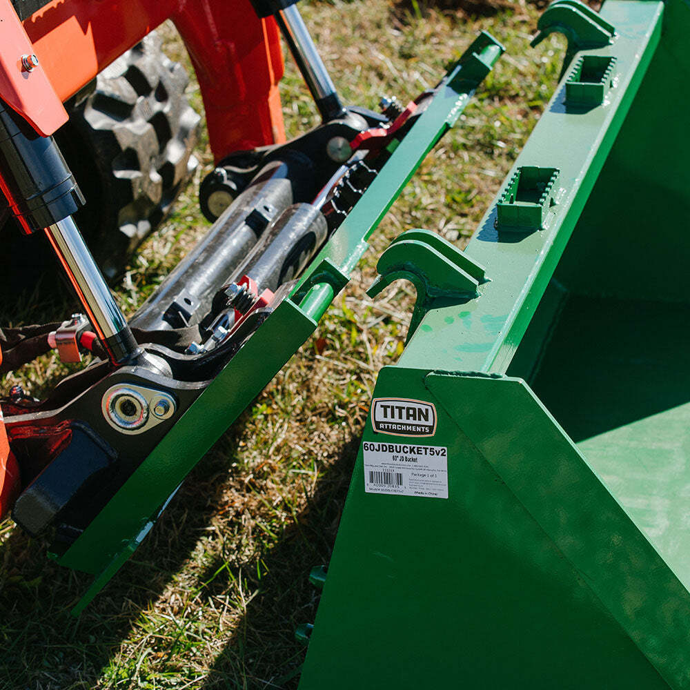 Titan Attachments Quick Tach Adapter Fits Skid Steer and Converts to a Hook and