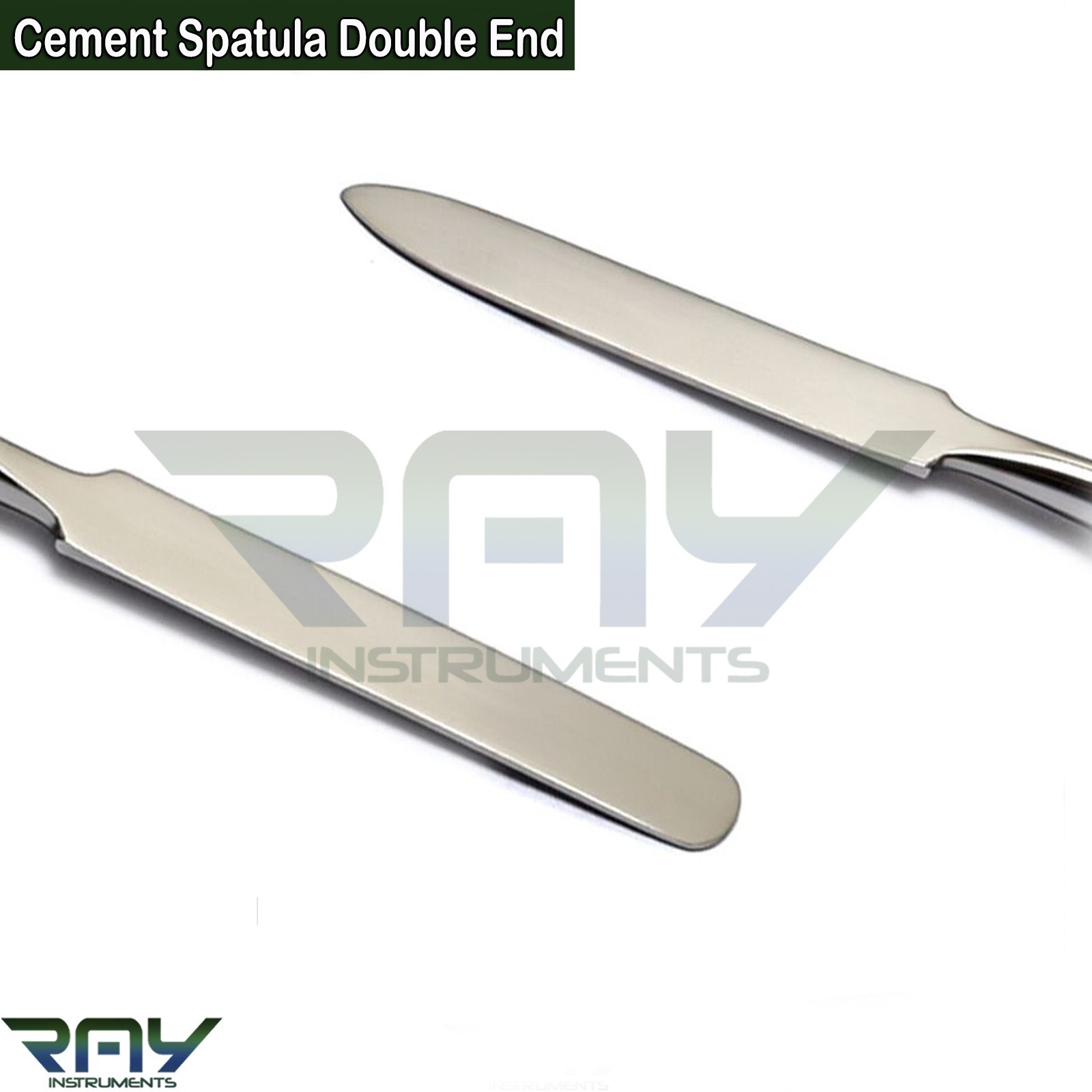 3 Pcs Dental Cement Mixing Spatula Double End Restorative Laboratory Instruments