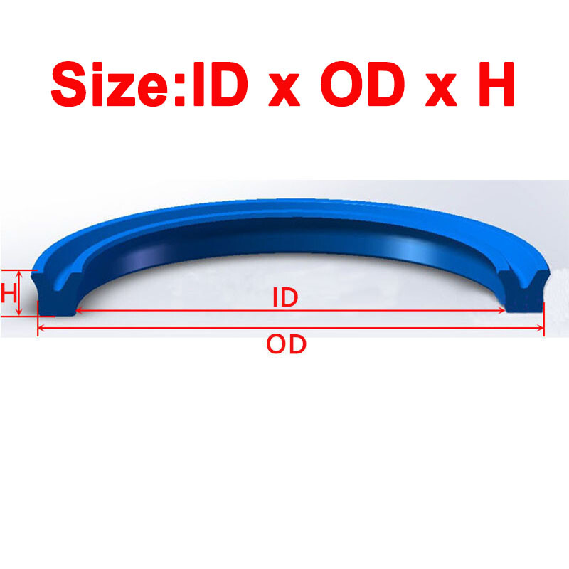 Hydraulic Cylinder Seals U-Cup PU Rod U Seal Metric Inner 22mm-110mm Height 10mm