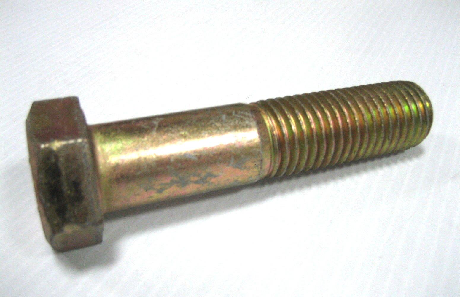 10 Pieces 1″-8 x 4-1/2″ HEX CAP SCREW GRADE 8 BOLT ZINC & YELLOW,Made in Canada.