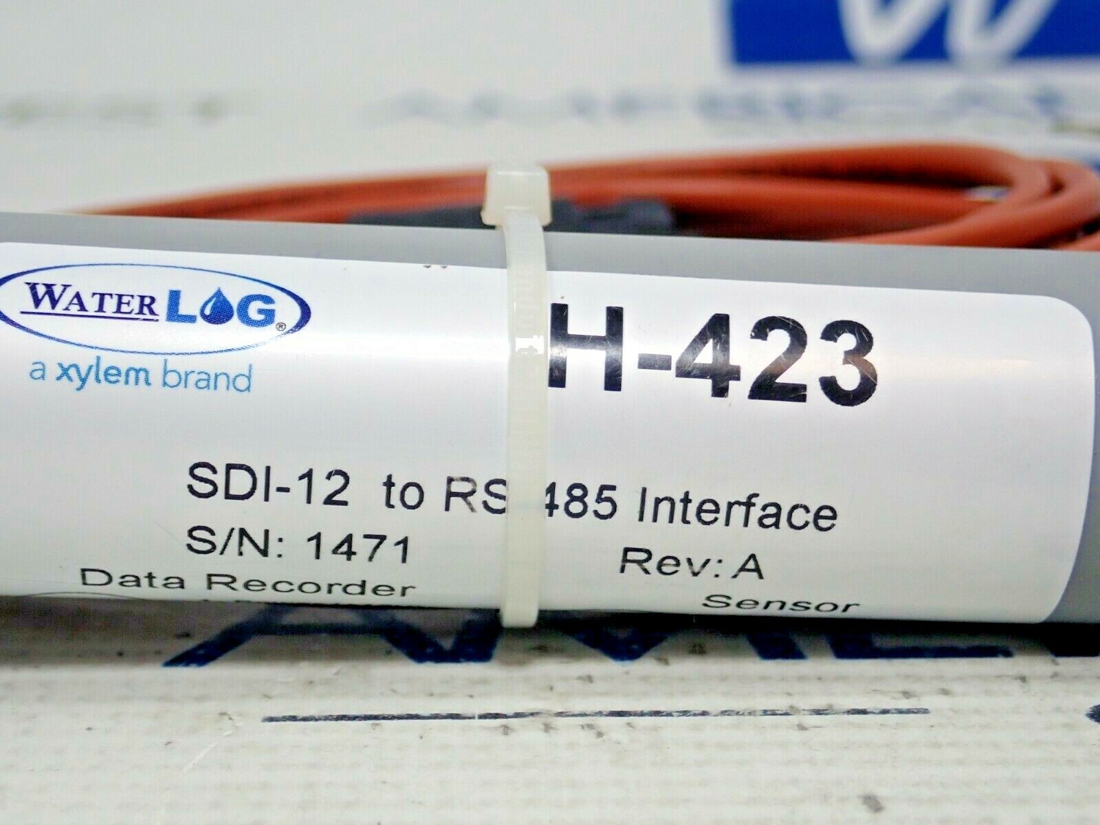 WATERLOG SENSOR H-423 SDI-12 TO RS 485 INTERFACE S/N 1471 DATA RECORDER NEW