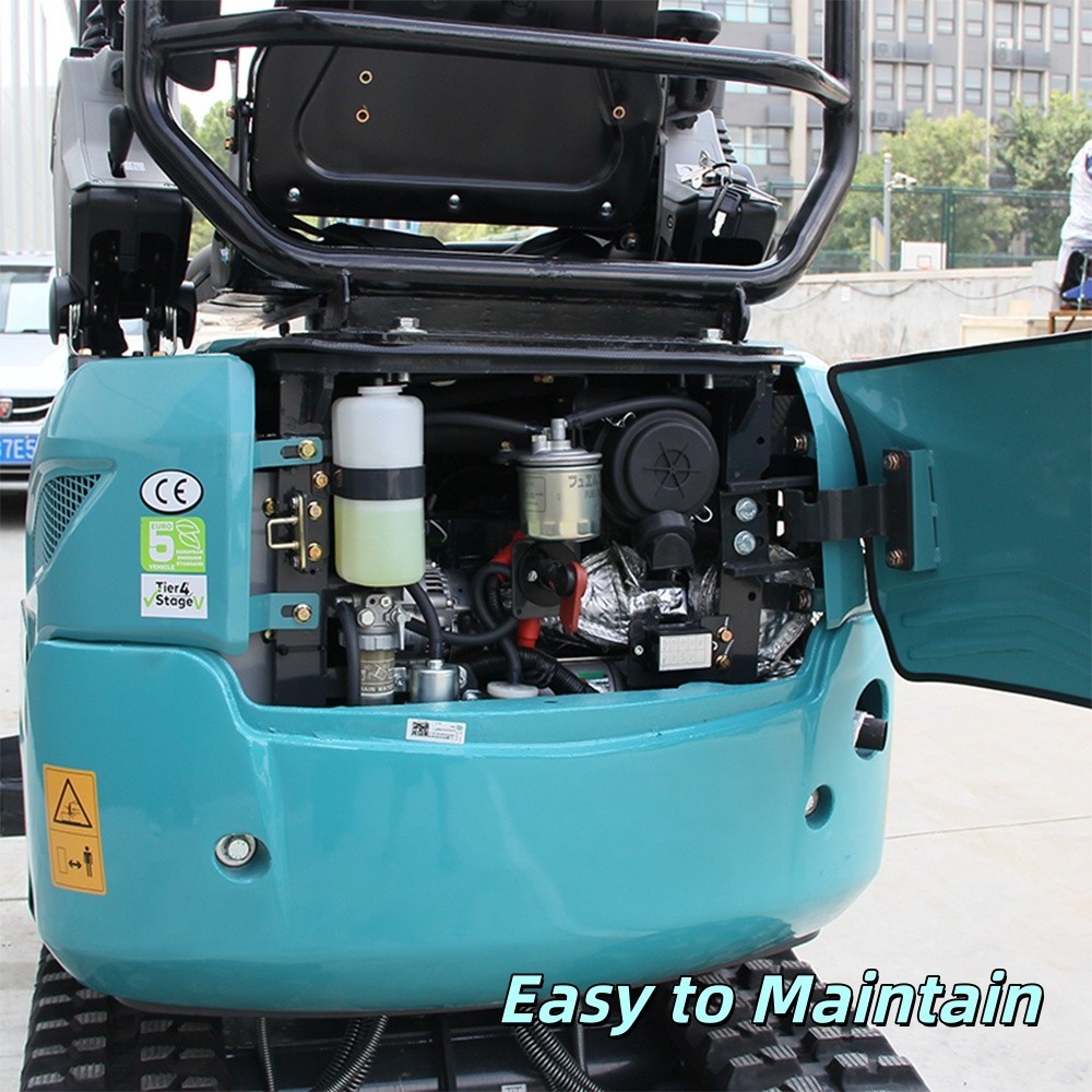 2.5Ton Mini Excavator Side Swing Digger Kubota D902 Diesel Engine+ 4 Attachments